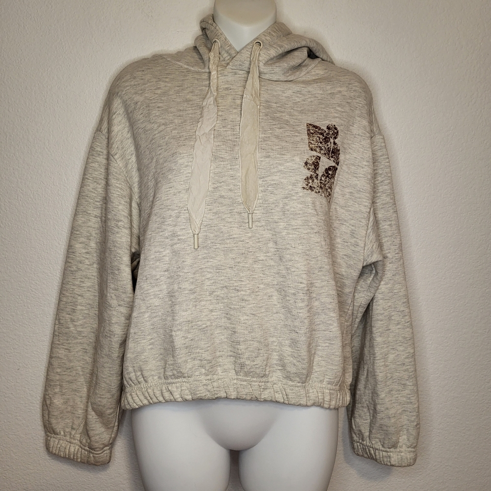 Anthropologie Daily Practice Foiled Bright Side Hoodie size Small